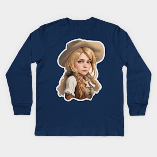 Sadie Adler | Red Dead Redemtpion 2 | Sadie Adler Sticker Design Kids Long Sleeve T-Shirt